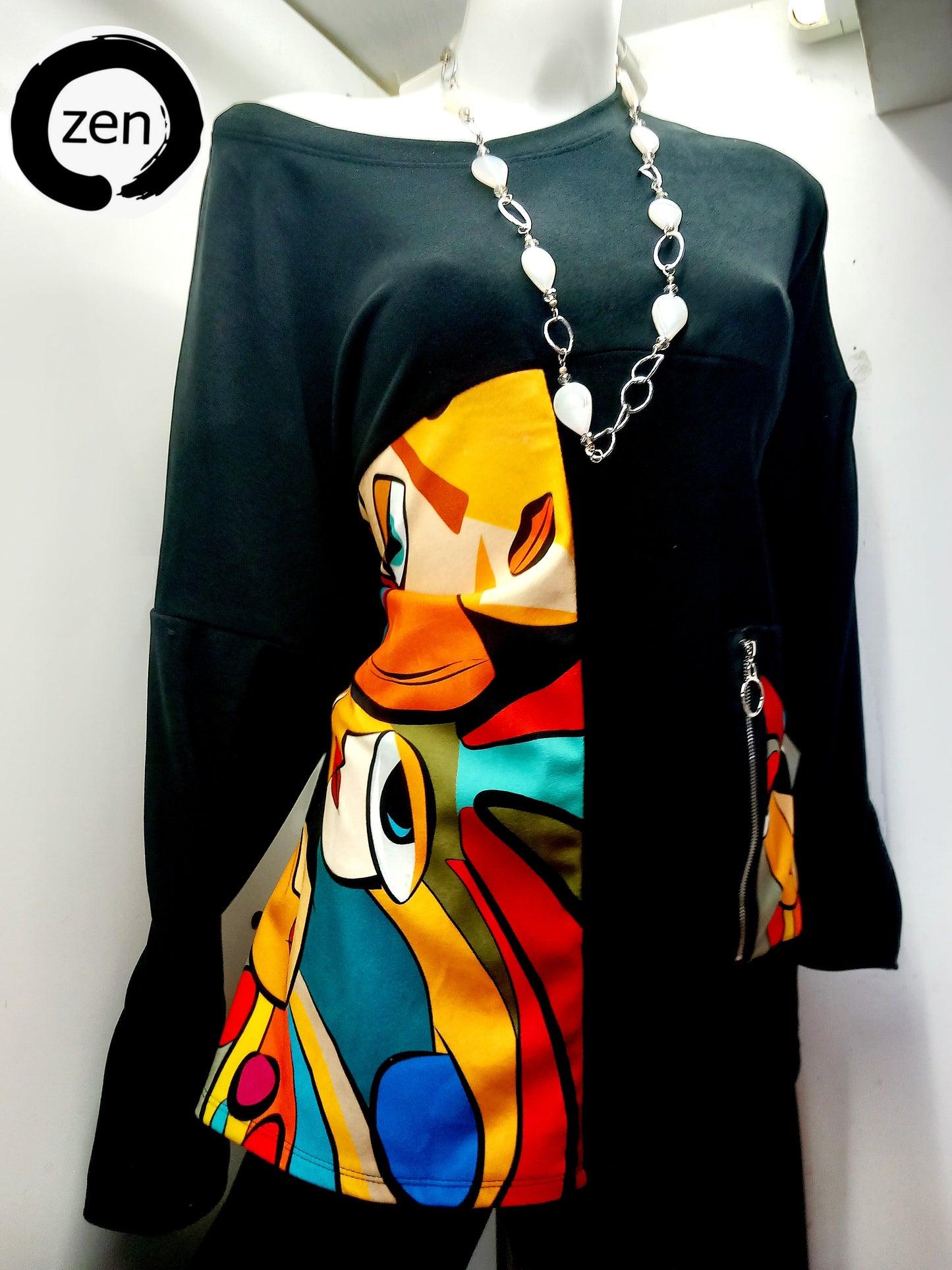 Blusa pop art.
