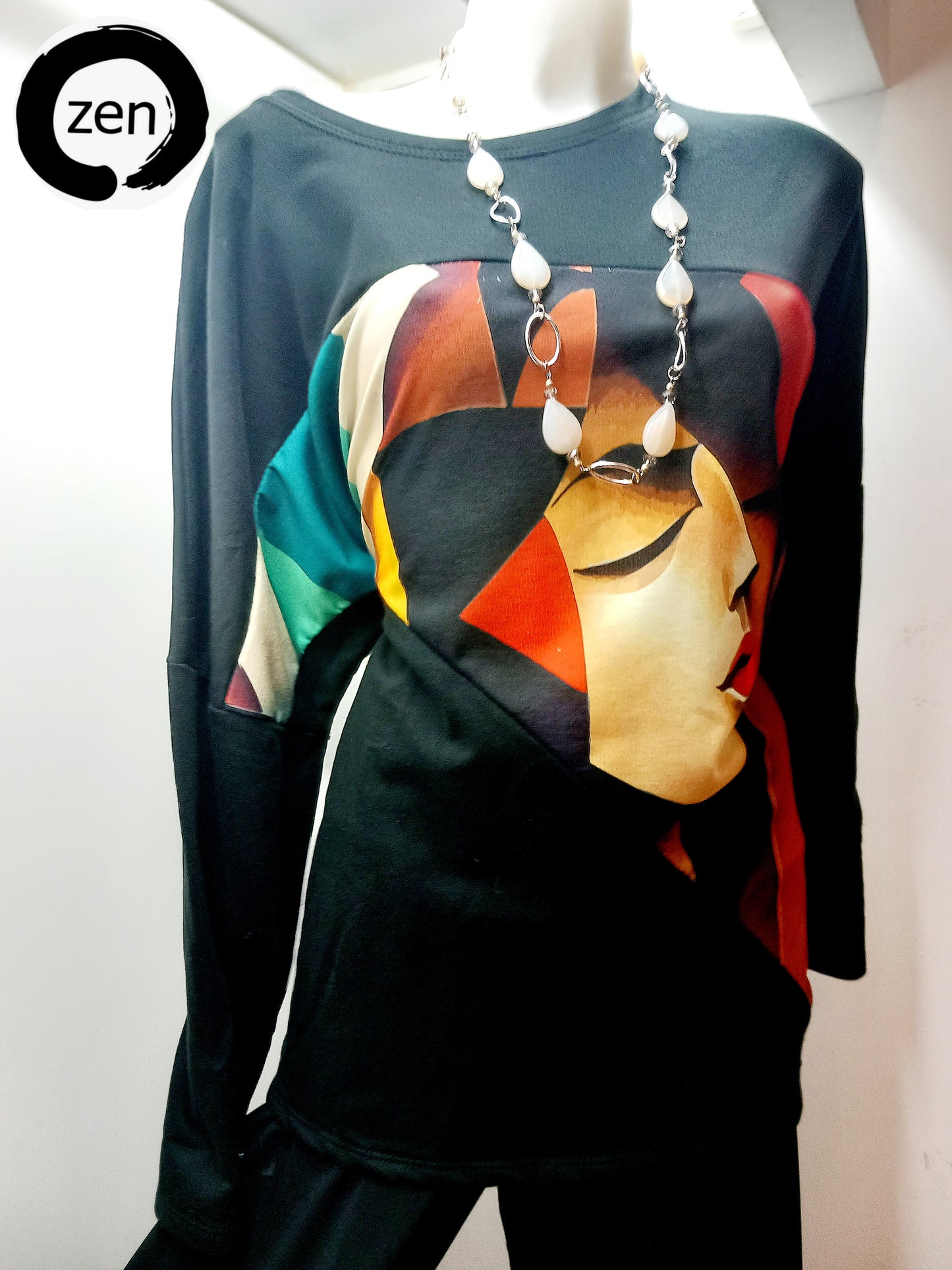 Blusa pop art.