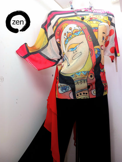 Blusa pop art