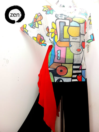 Blusa pop art