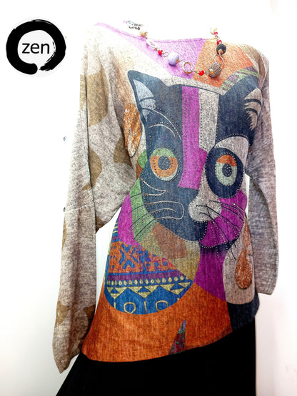 Blusa pop art