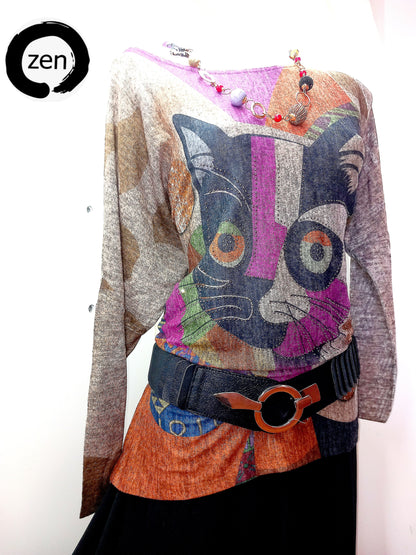 Blusa pop art