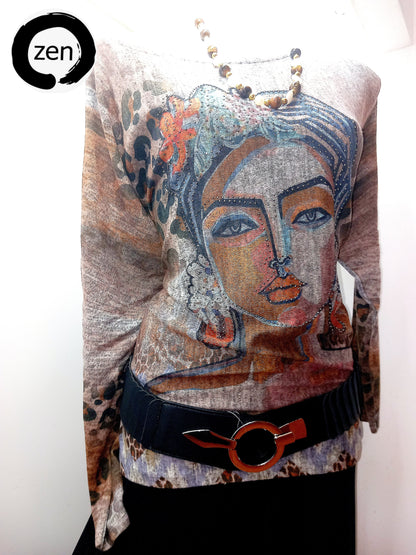 Blusa pop art