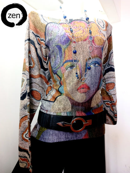 Blusa pop art