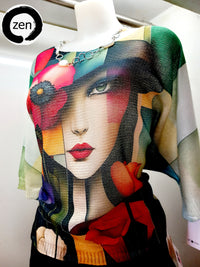 Thumbnail for Blusa art pop