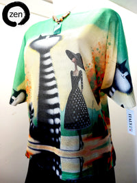 Thumbnail for Blusa art pop