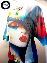 Thumbnail for Blusa art pop