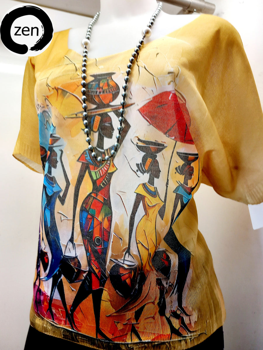 Blusa art pop