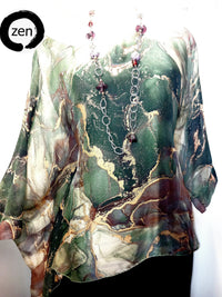 Thumbnail for Casacca Bea in seta e viscosa