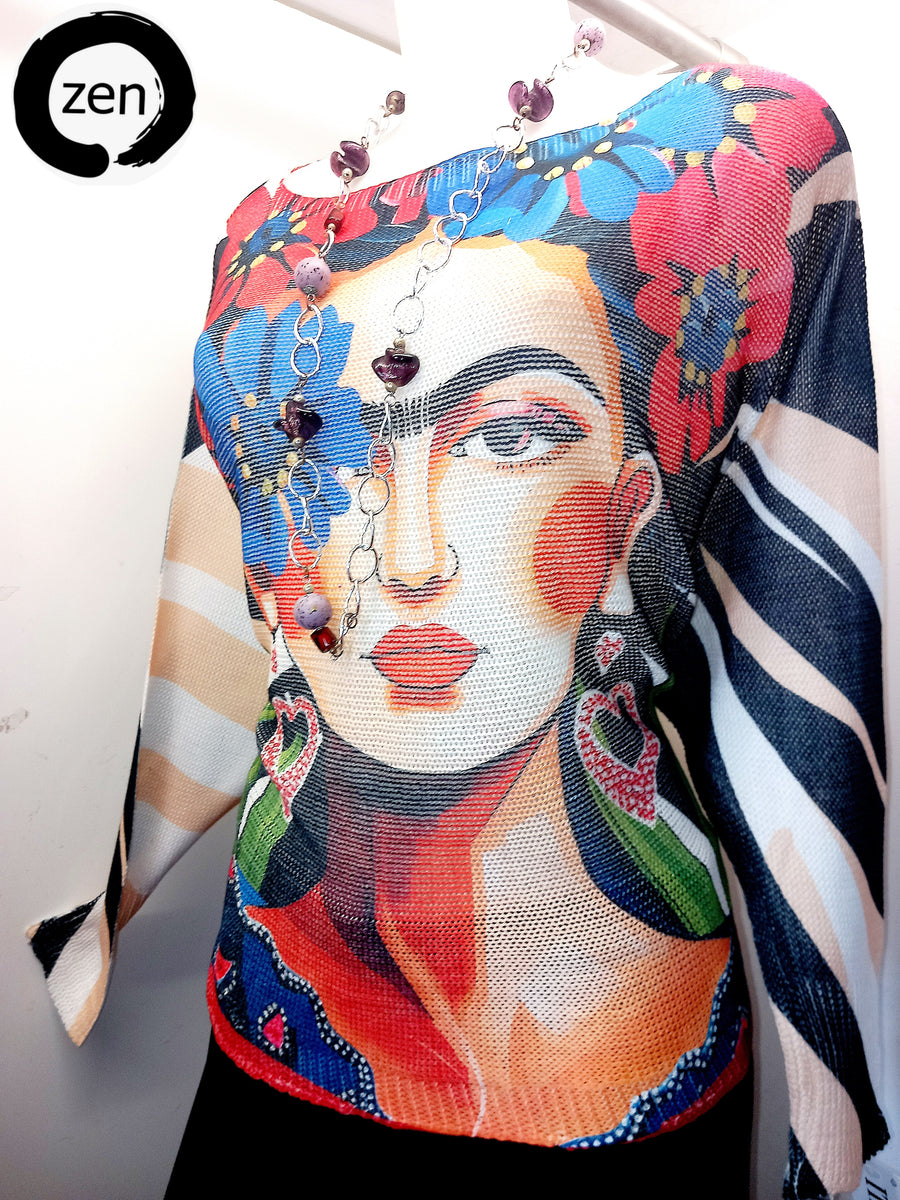 Blusa art pop