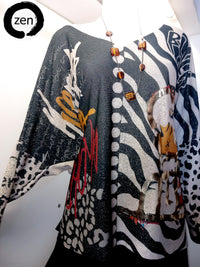 Thumbnail for Blusa art pop.
