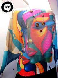 Thumbnail for Blusa art pop