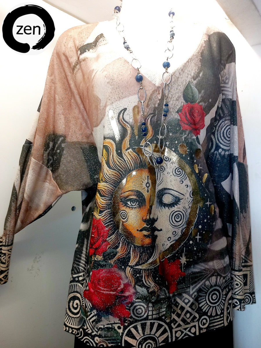 Blusa art pop.