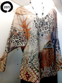 Thumbnail for Blusa art pop.