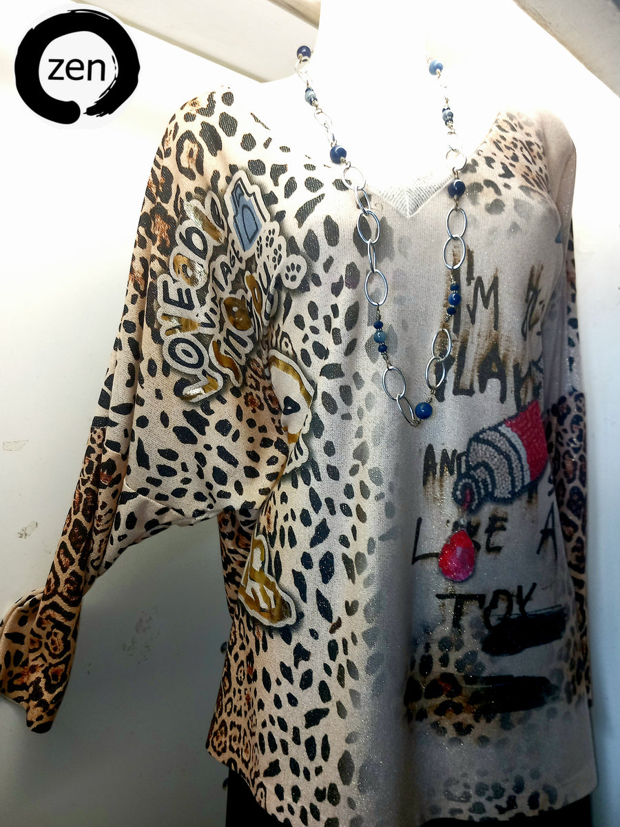 Blusa art pop.