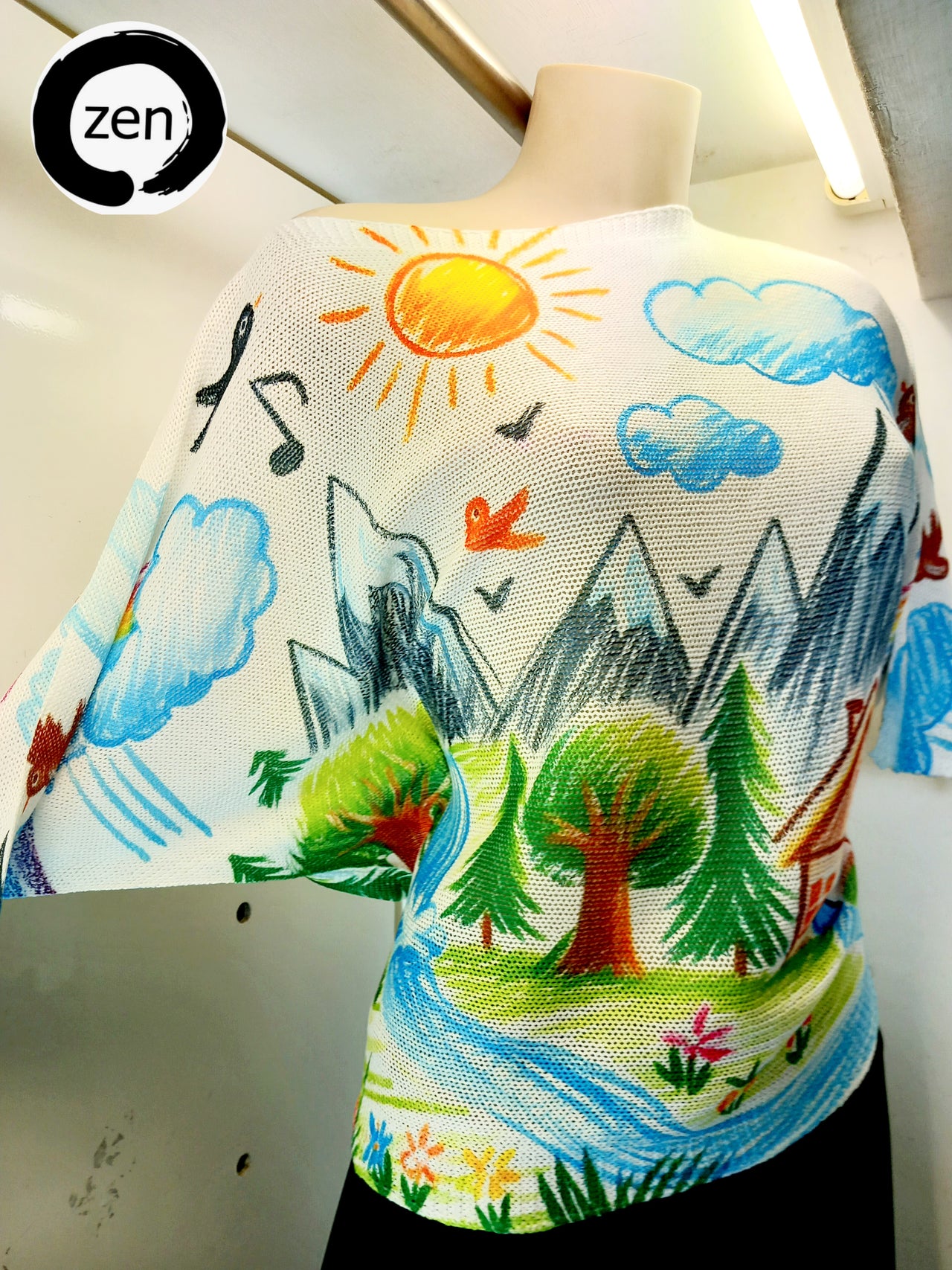 Blusa art pop