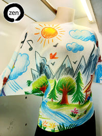 Thumbnail for Blusa art pop