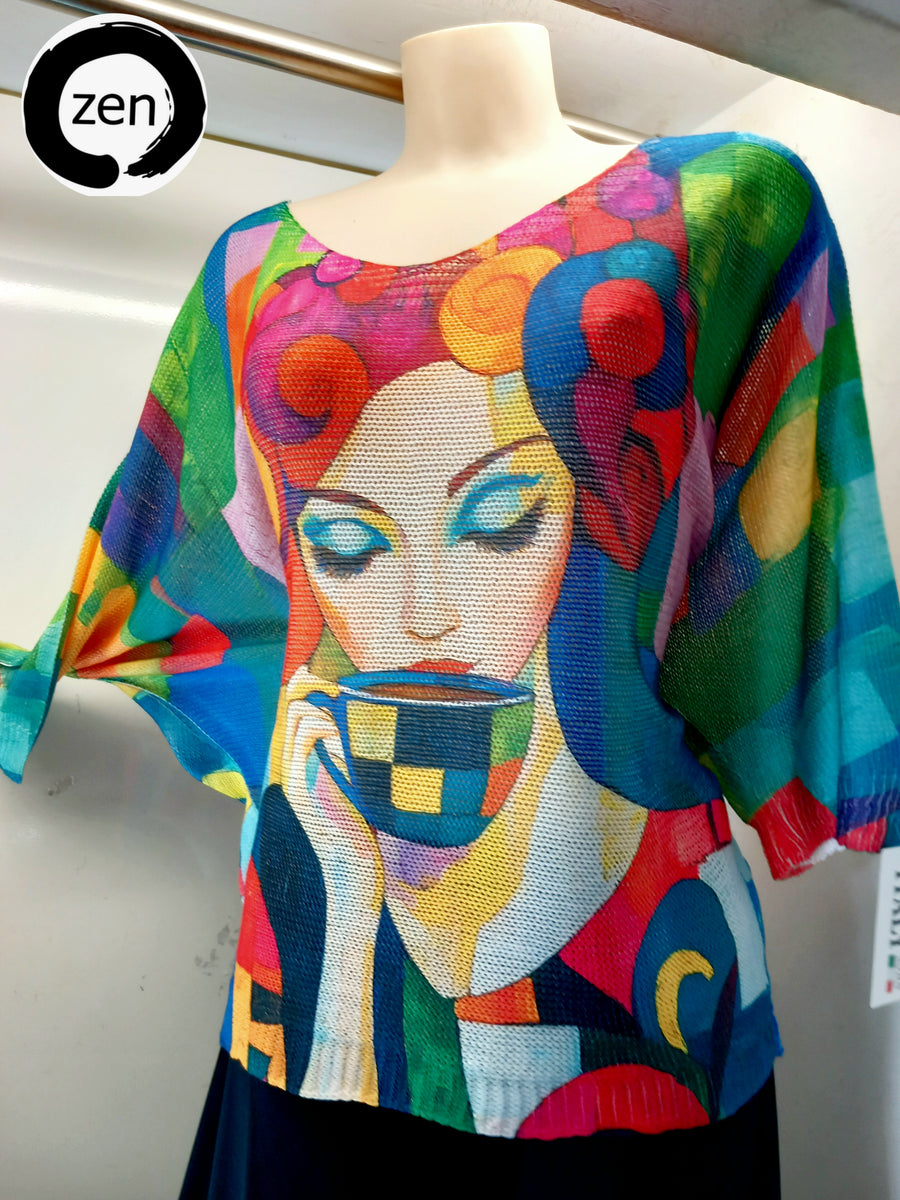 Blusa art pop
