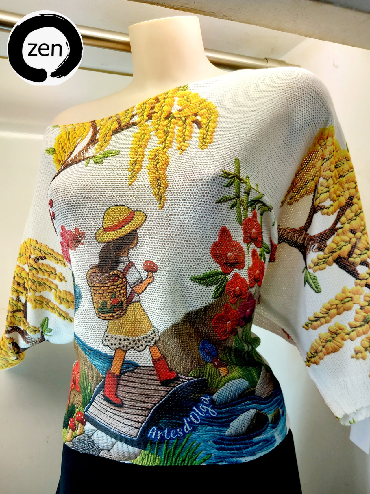 Blusa art pop