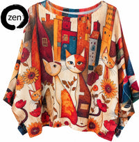 Thumbnail for Blusa art pop