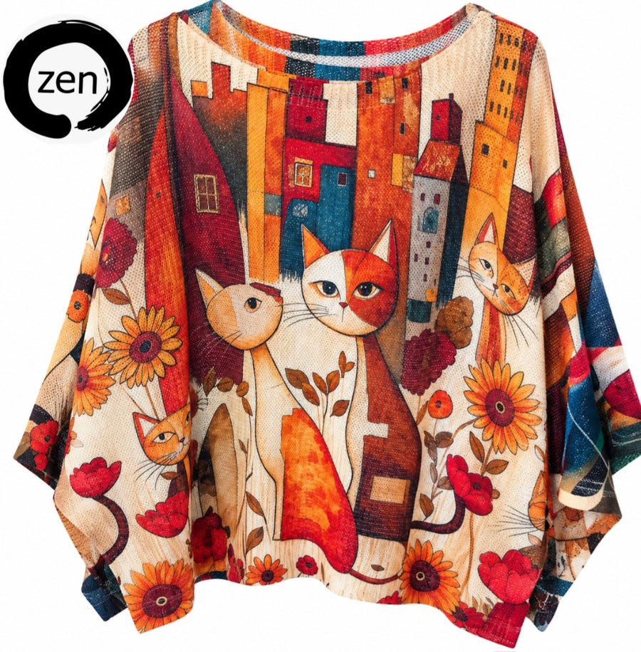Blusa art pop