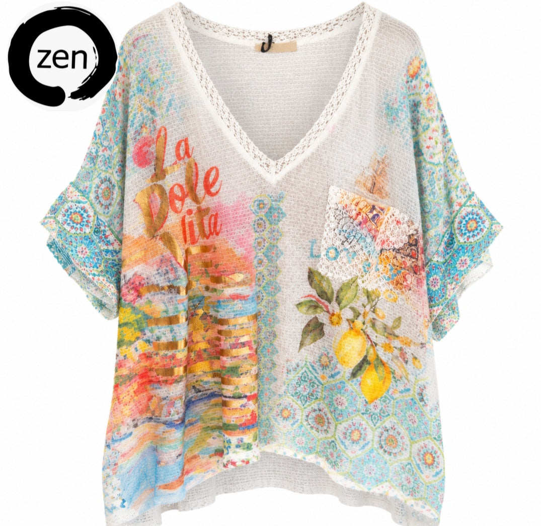 Blusa art pop
