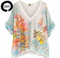 Thumbnail for Blusa art pop