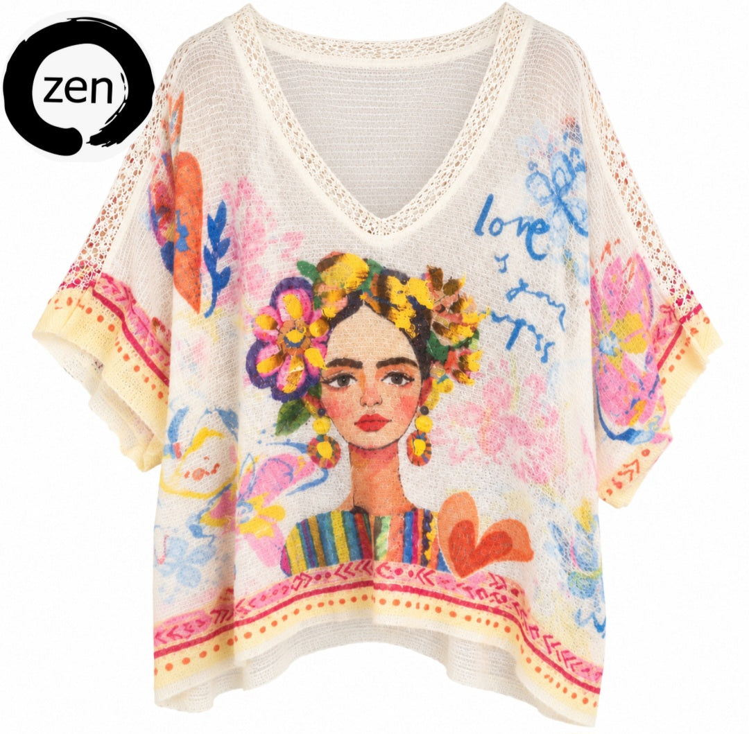 Blusa art pop