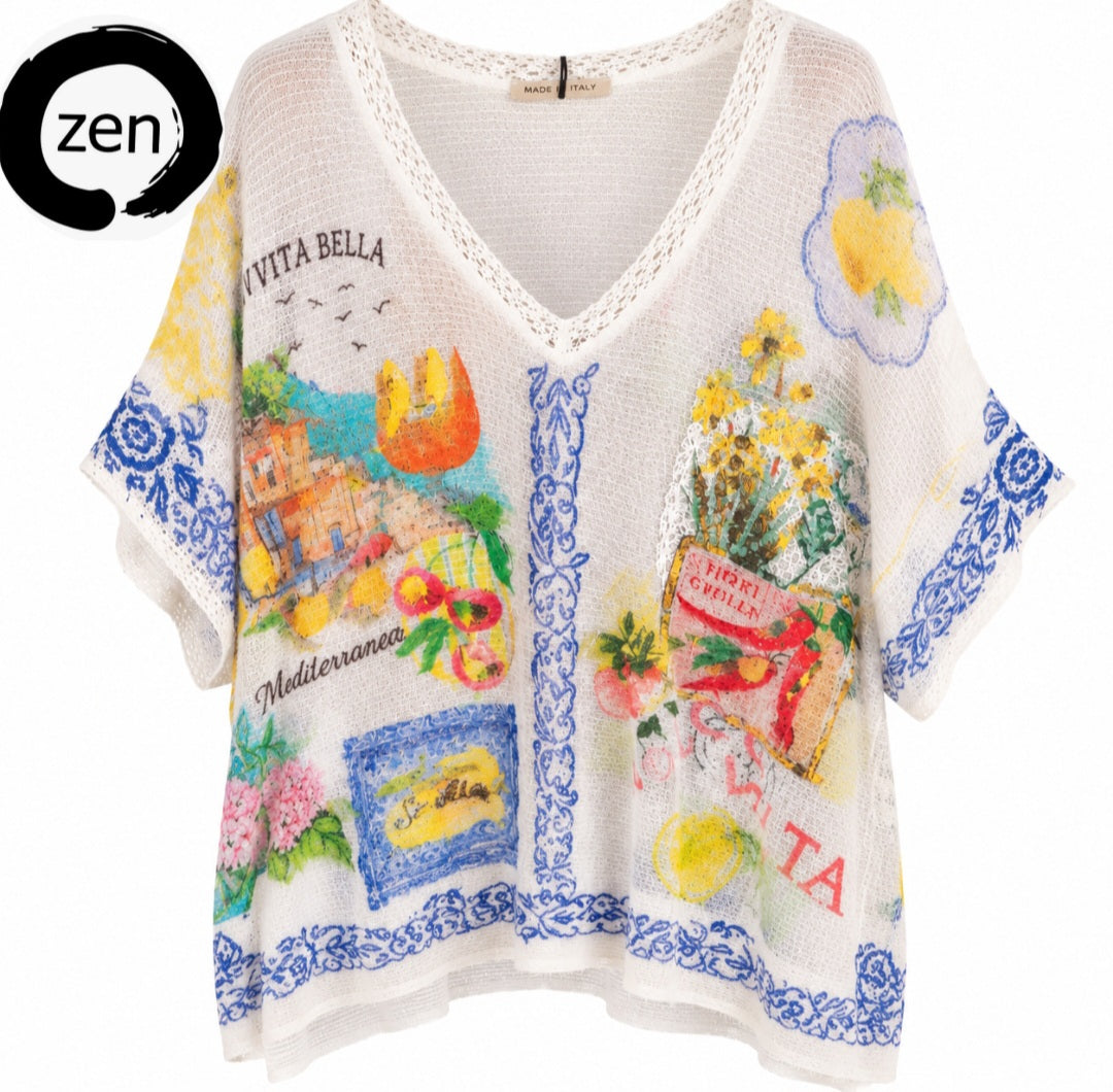 Blusa art pop