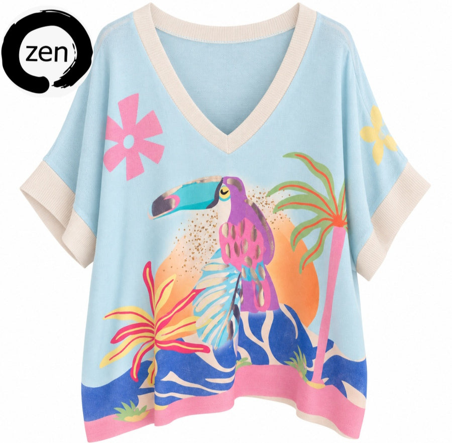 Blusa art pop