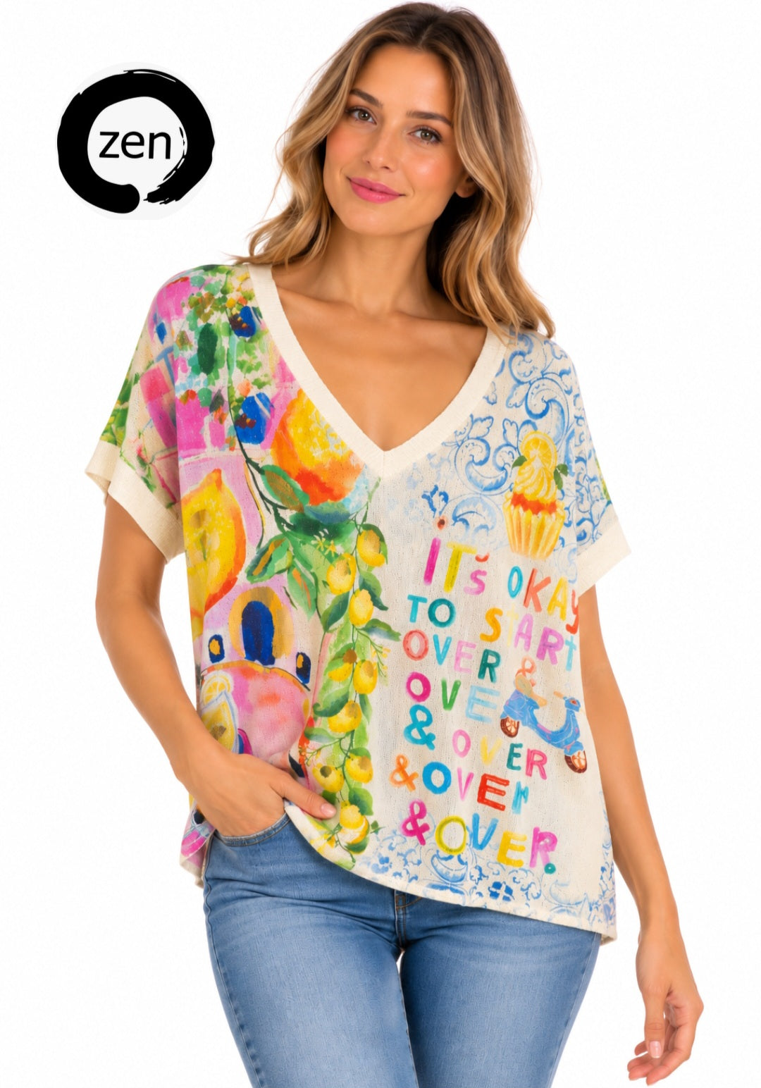 Blusa art pop