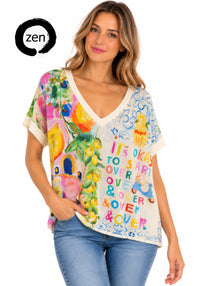 Thumbnail for Blusa art pop