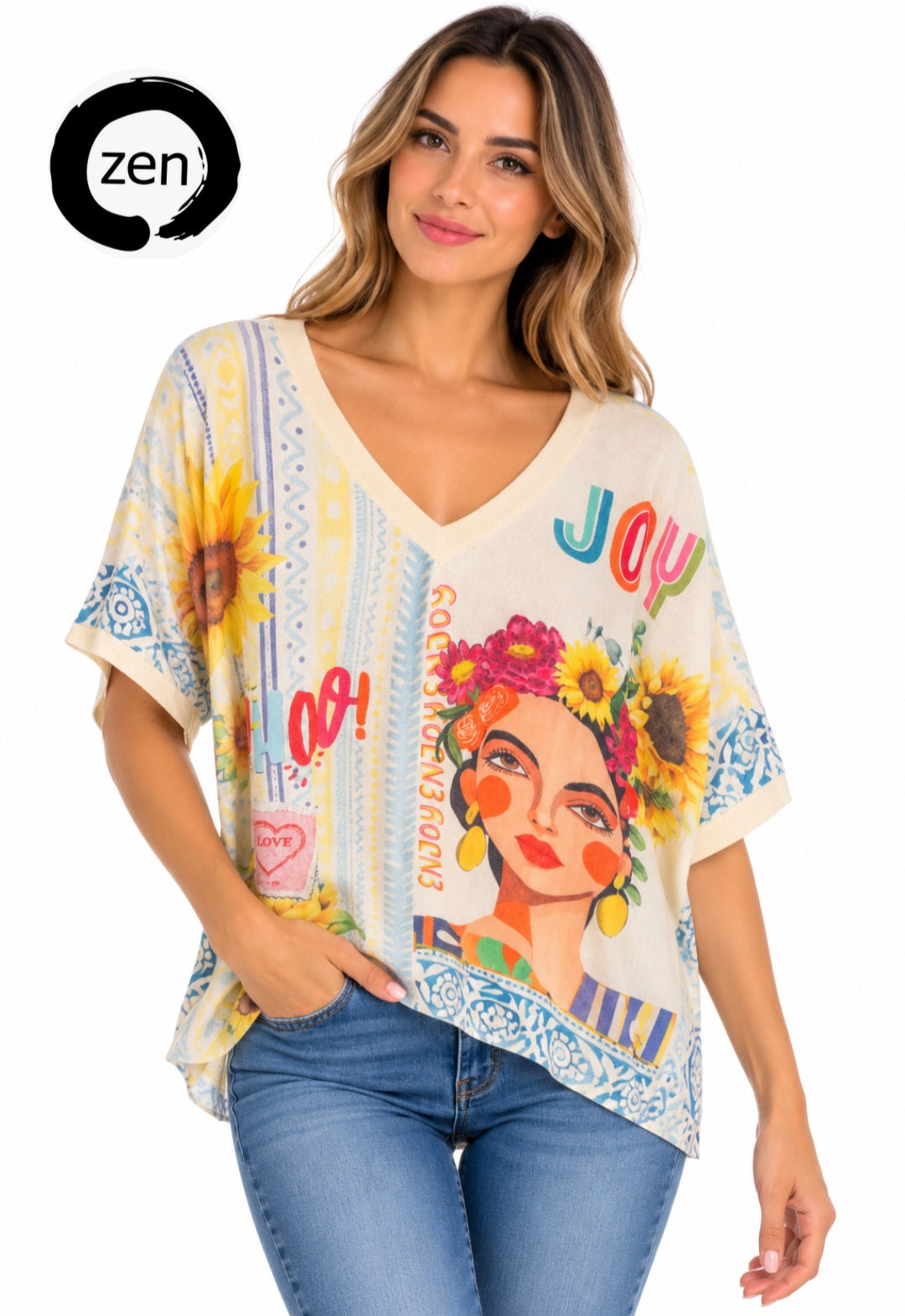 Blusa art pop