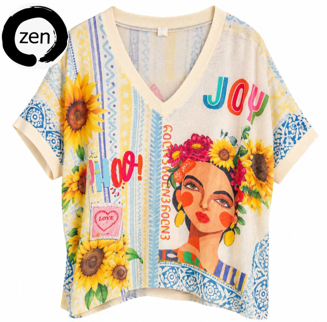 Blusa art pop