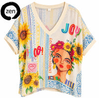 Thumbnail for Blusa art pop