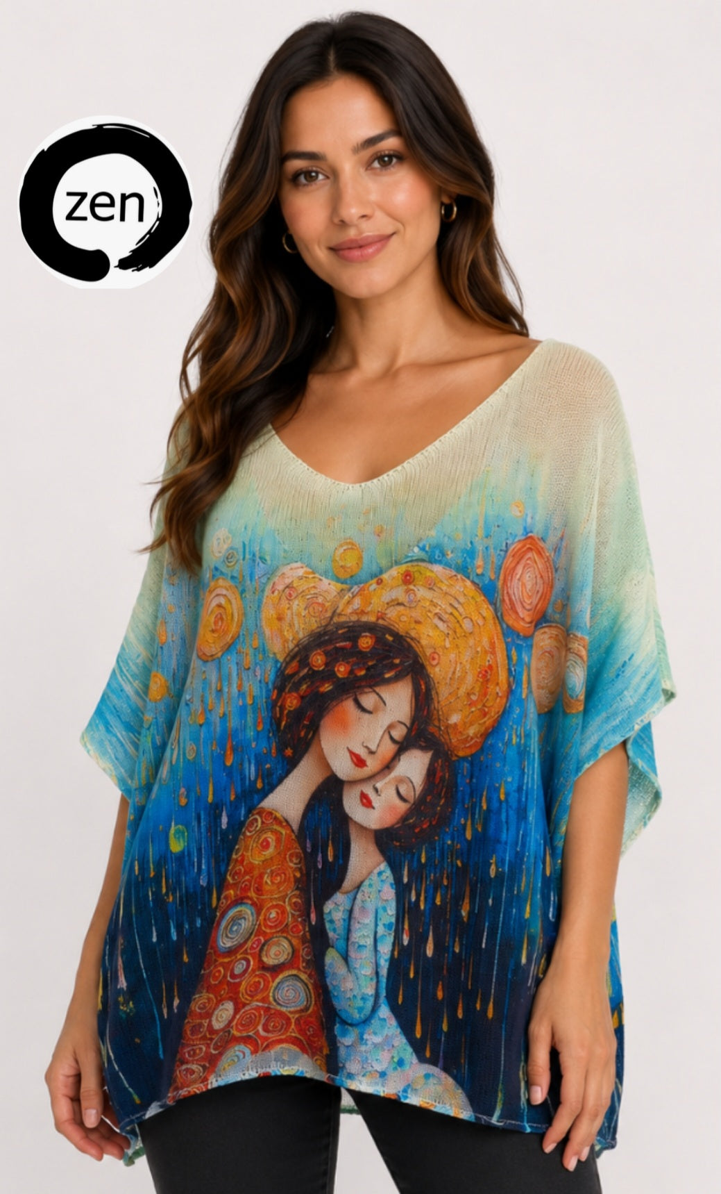 Blusa art pop.