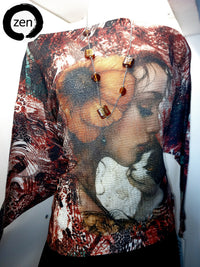 Thumbnail for Blusa art pop