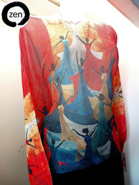 Thumbnail for Blusa art pop