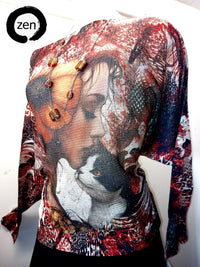 Thumbnail for Blusa art pop