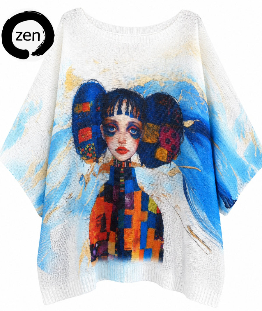 Blusa art pop