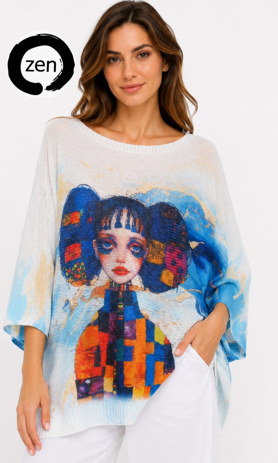 Blusa art pop