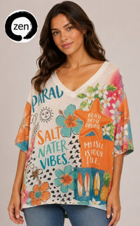 Thumbnail for Blusa art pop.