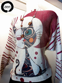 Thumbnail for Blusa art pop