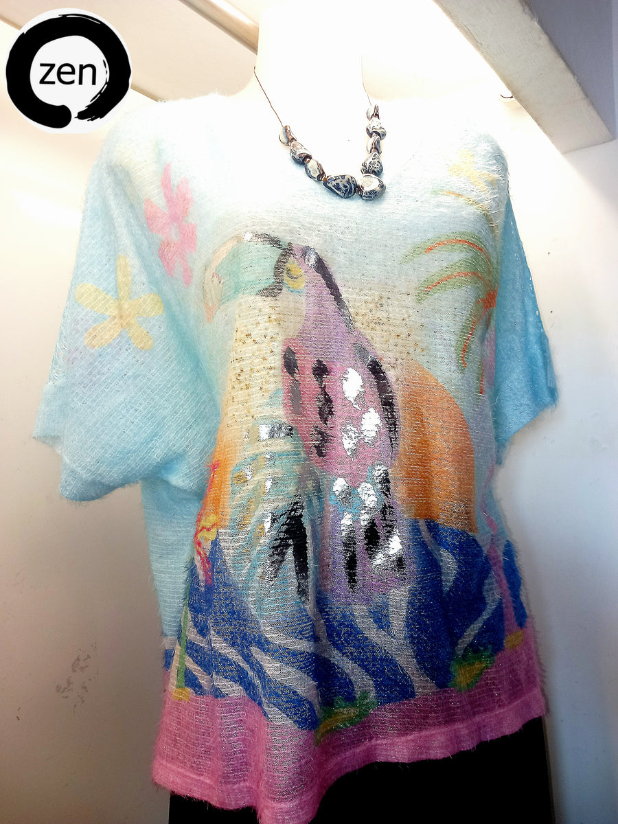 Blusa art pop.