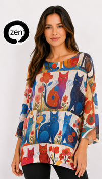 Thumbnail for Blusa art pop