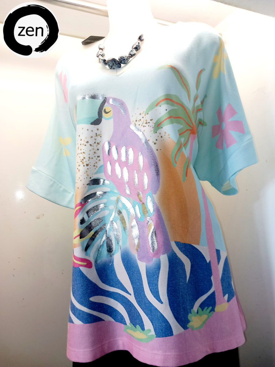 Blusa art pop.