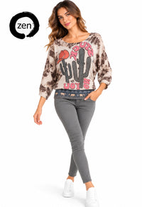 Thumbnail for Blusa art pop