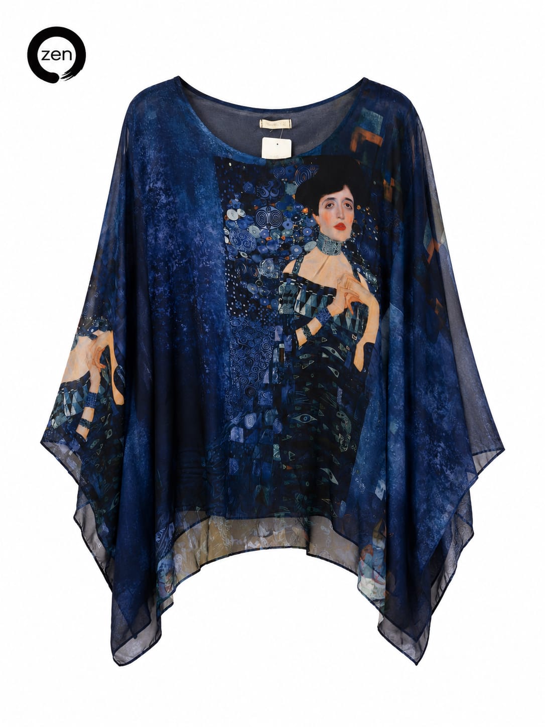 Casacca Bea in seta e viscosa edizione esclusiva Gustav klimt