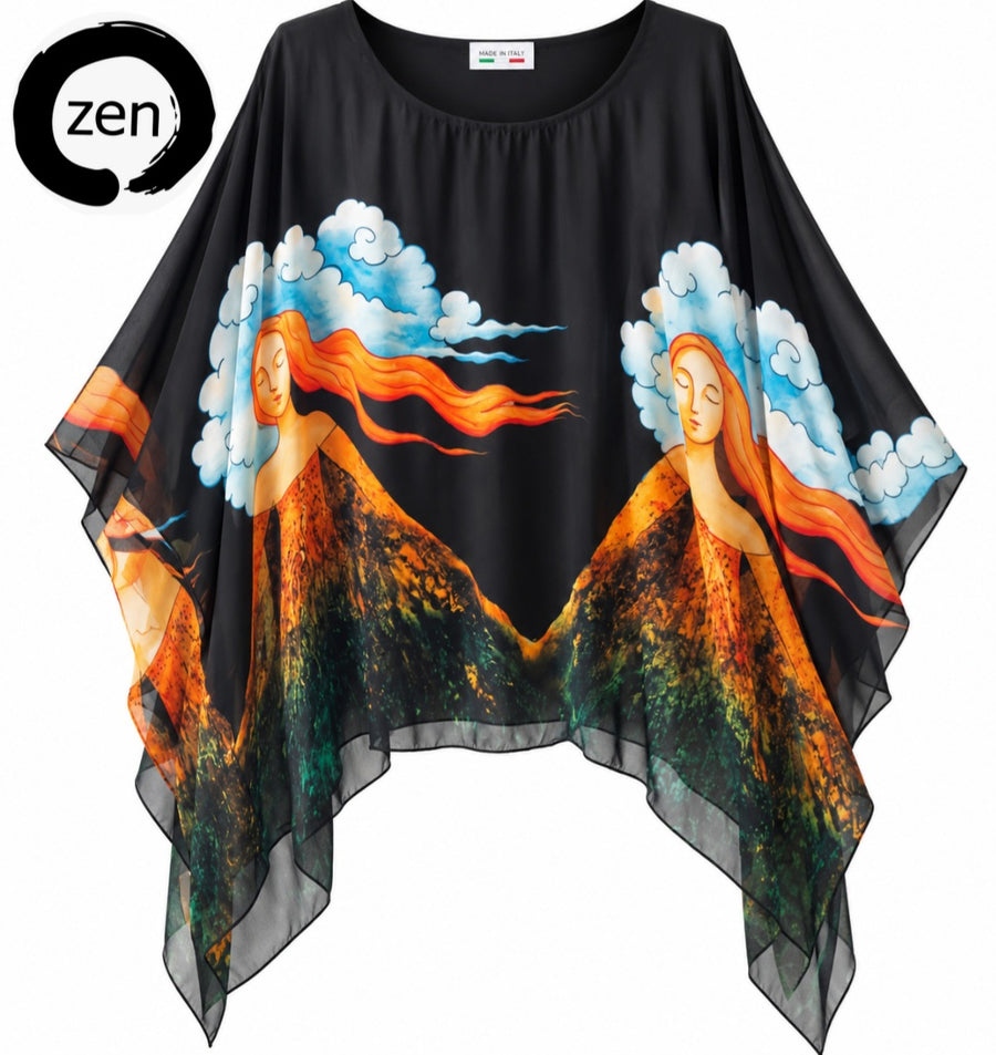 Casacca in seta Bea edizione esclusiva Zen outlet