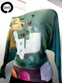 Thumbnail for Blusa art pop